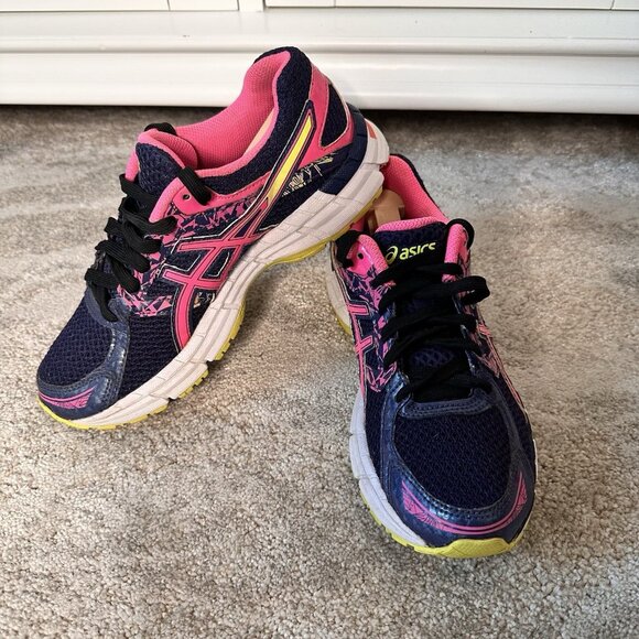 ASICS Gel-Excite 3 Shoes Womens Size 6US Pink/Blu Mesh Running Athletic Sneakers - Picture 1 of 6